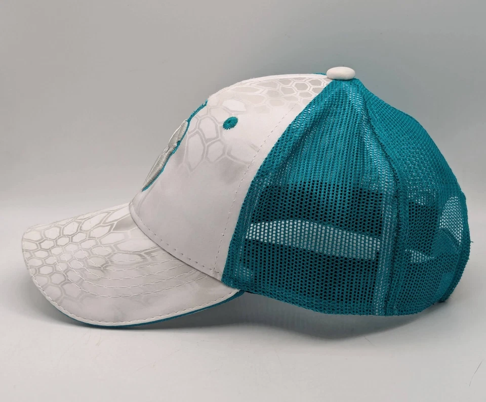 Kryptek Yeti Ladies Fit Baseball Cap Mesh Hat Adjustable Snapback Spartan Teal  - Image 3 of 4