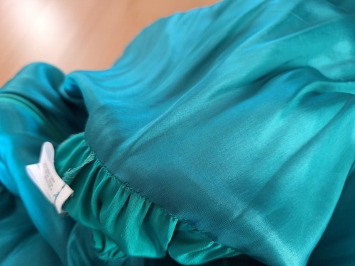 MAISON COMMON Seidenkleid smaragd Gr. 36/38 - Bild 7 von 8