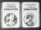 2013-W Silver Eagle 2 Coin Set PCGS SP & PF70 ER - COINGIANTS -