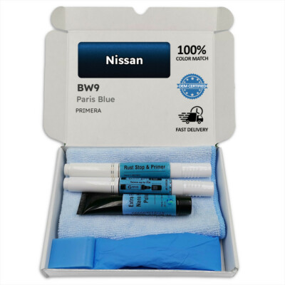 Lackstift für Nissan Blau PARIS BLUE BW9 PRIMERA Stift Stick Kratzer