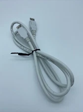 White DisplayPort To DisplayPort Cable - E119932 9U AWM Style 20276 Used