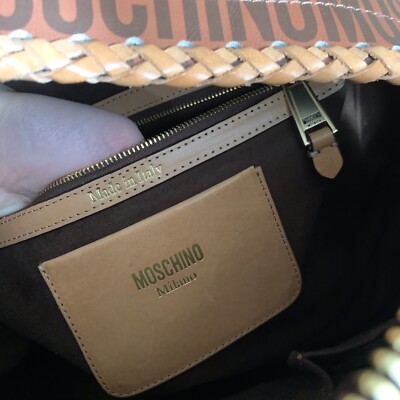 MOSCHINO スポンジボブ コラボ リュック 15SS PVC レザー Moschino SpongeBob Calfskin Backpack | eBay