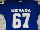 1970/80's - University of NEVADA Wolf Pack - Game Worn Used FOOTBALL JERSEY — photo 2