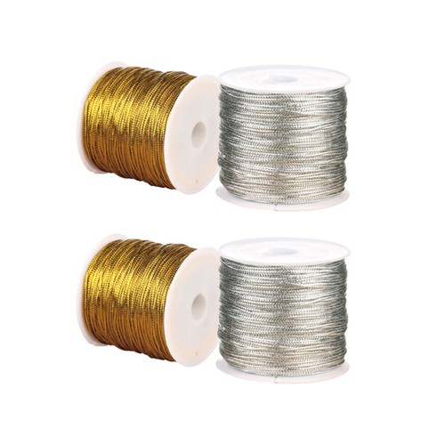 4 Pcs Stretch Cord Band Metallic Kabel Herstellung String Tag Cords - 第 1/12 張圖片