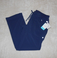 Navy Blue Cherokee Scrubs Infinity CK100A NYPS Tapered Leg Drawstring Pant M NWT