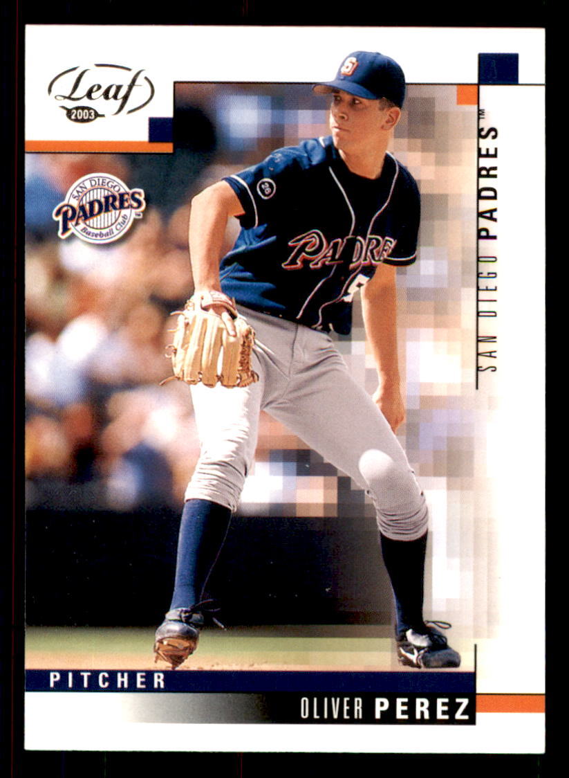 2003 Leaf #230 Oliver Perez San Diego Padres | eBay