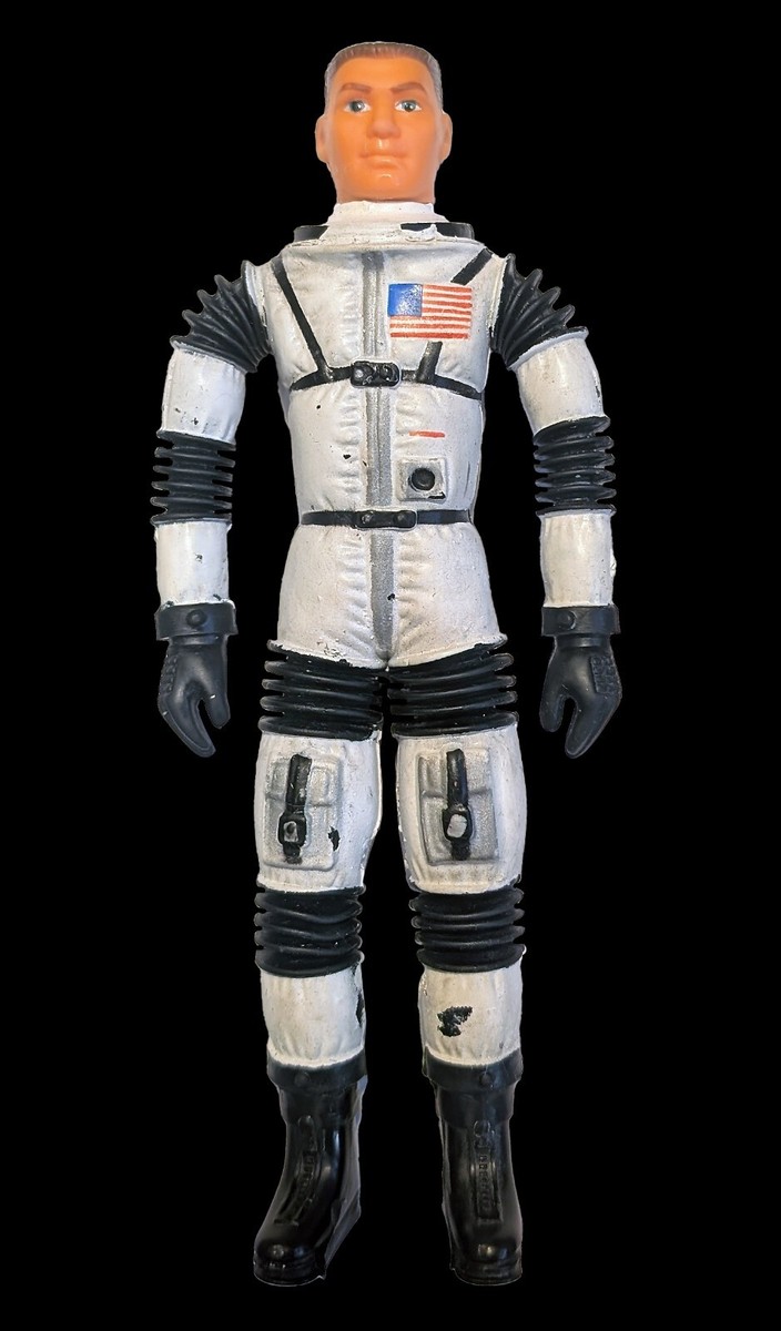 フィギュア　メジャーマットメイソン Vintage 1968 Mattel Major Matt Mason Black Strap Astronaut