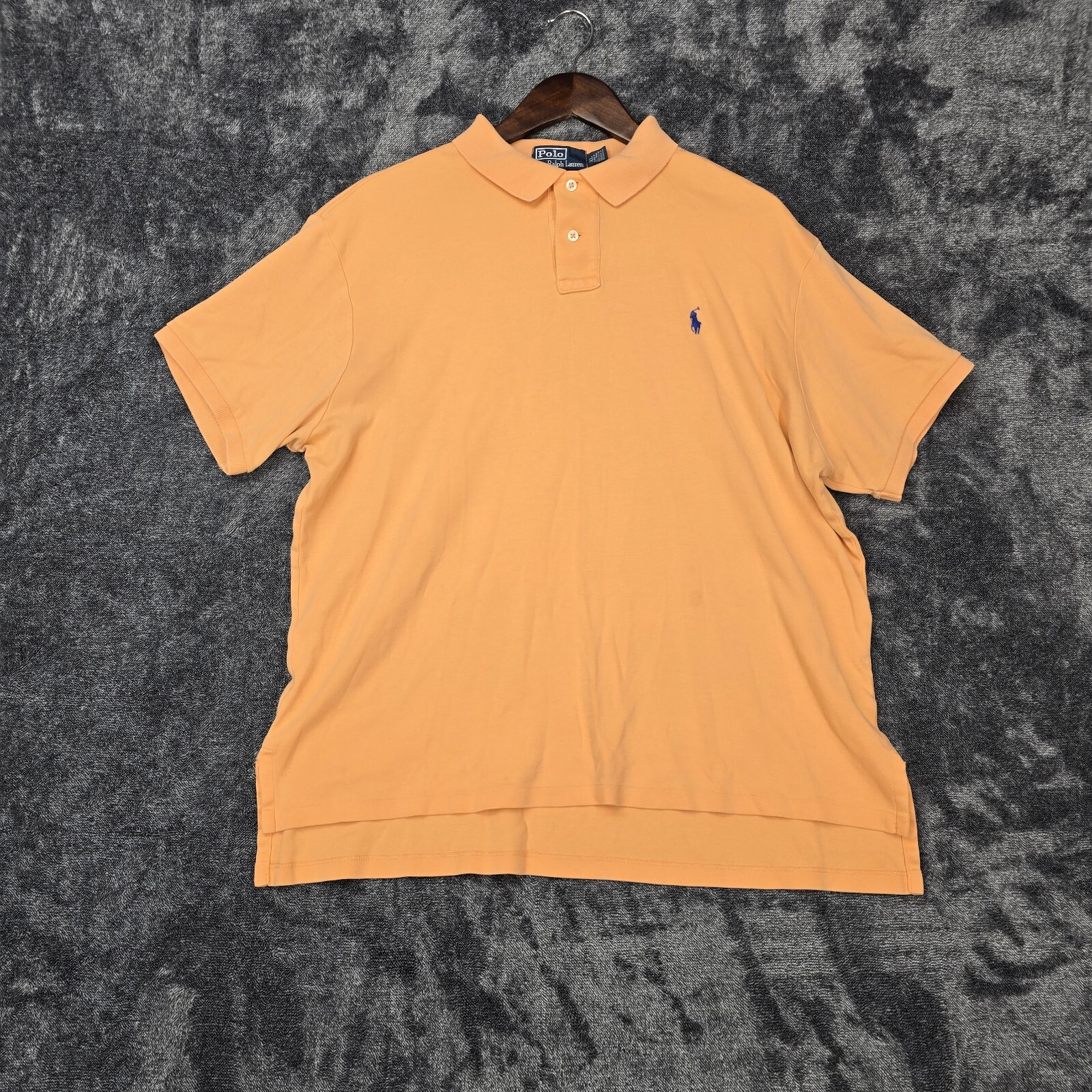 Polo Ralph Lauren vintage camicia uomo XL pesca manica corta vestibilità personalizzata logo pony pulito