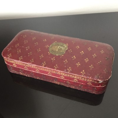 ROGER ET GALLET RARE Alte Seifendose Spanische Haut Lilienblüte