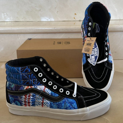 Mens Size 10 - Vans X Spongebob - Sk8-Hi 38 Dx Pw - Sandy Liang Patchwork - Rare
