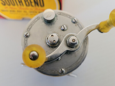 リール SOUTH BEND Anti-Back Lash 1000. South Bend No. 1000 Level Winding Anti-Back-Lash Reel w Box