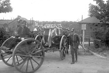oss-20 Military Funeral, Gun Carriage, Union Jack, Unlocated 1912. Photo