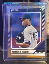2024 Donruss Baseball Base On Fire #81 Mariano Rivera /75 - New York Yankees