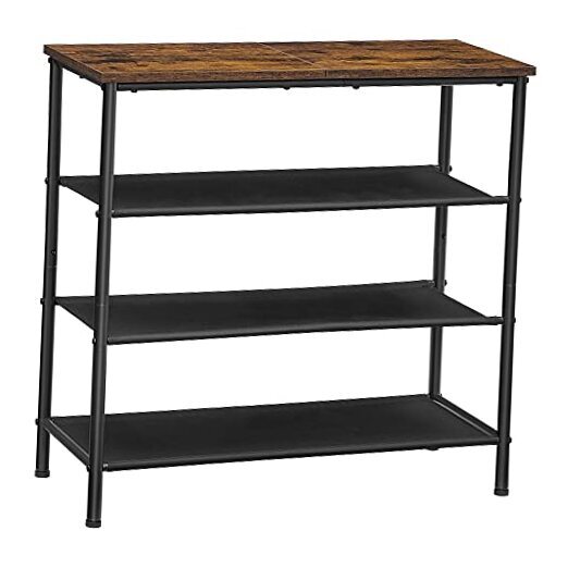 Shoe Rack, 4 Tier Shoe Storage Rack for 4 Tiers (29.5