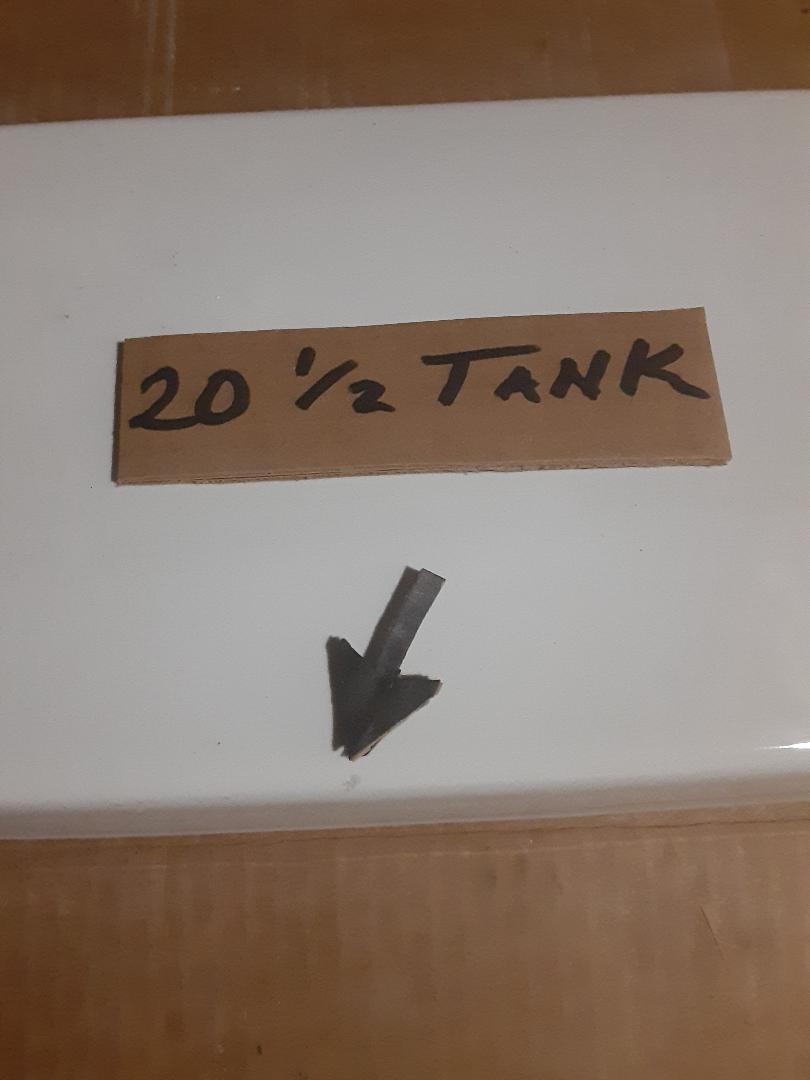 MINOR FLAW! SEE CHART! WHITE! American Standard F4049 toilet tank lid