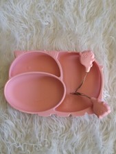 Silicone Baby Plate Set, Baby Feeding Plate, Infant Plate, 