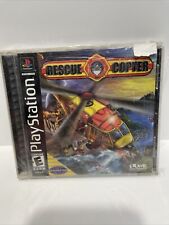 Rescue Copter (PlayStation, 2002) Black Label-SEALED COMPLETE RARE FREE SHIPPING