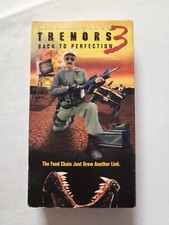 TREMORS 3 BACK TO PERFECTION VHS Tape, COMPLETE/TESTED SEE PHOTOS VHS43 