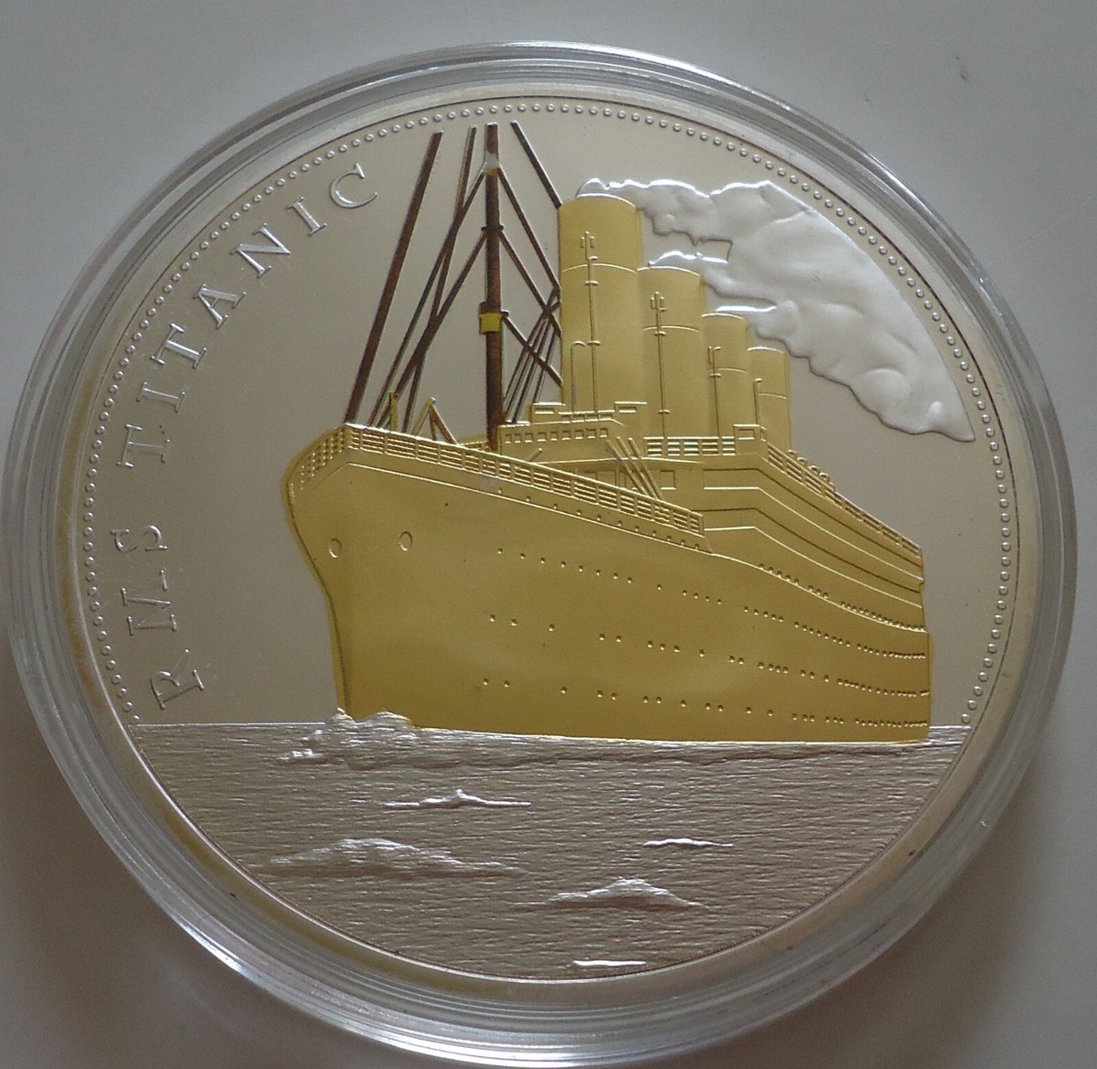 100 Year Titanic Anniversary Commemorative Coin - Silver Plated Collectible Memorial Gift