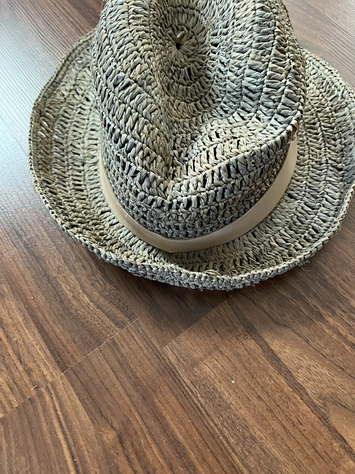 Hatattack Womens Braided Strap Raffia Panama Hat … - image 3