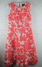 Adrianna Papell Women's Flowered lined Lattice design, Flare fit, size 8