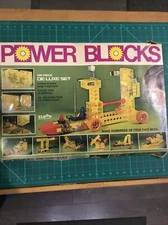 Power Blocks Eldon #9705 Vintage 1970 Parts Set Only