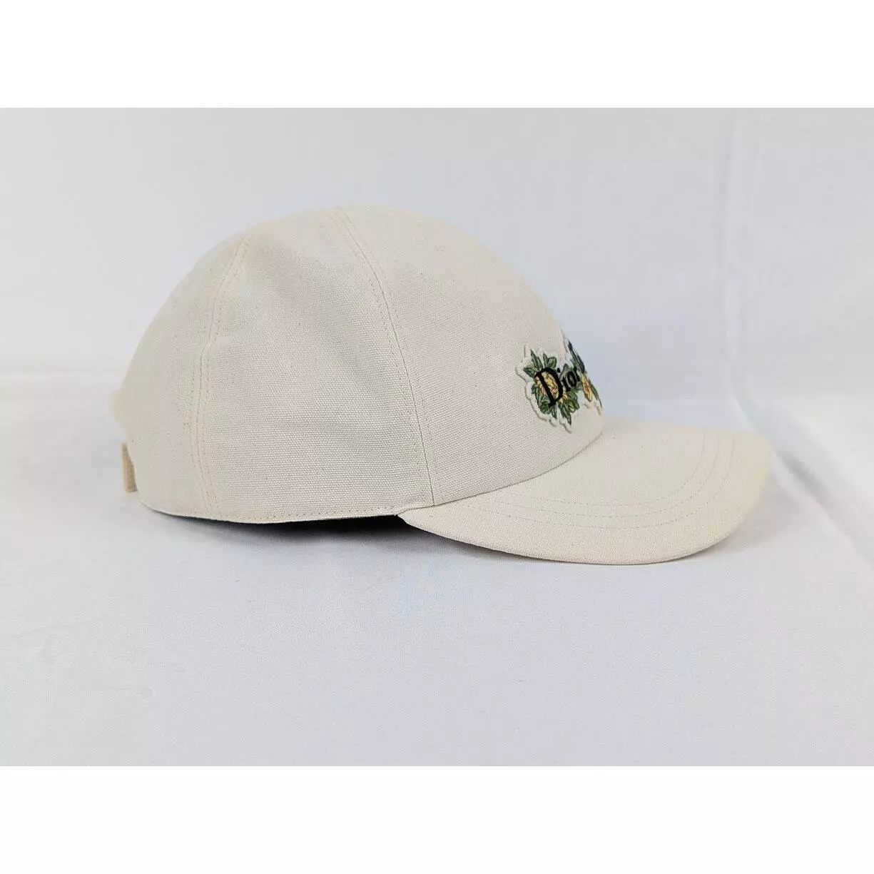 Dior X Denim Tears, / M.Chapeau tissé beige / multicolore Neuf avec étiquette L