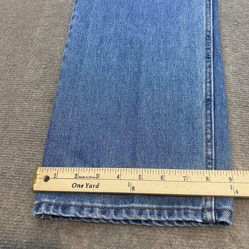 Vintage Levis 505 Jeans Mens 38 Fits 35x33 Straight Leg Blue Distressed 90s - Picture 13 of 13