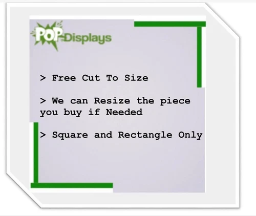 Acrylic Sheet Clear Plexiglass 1" x 12" x 8"