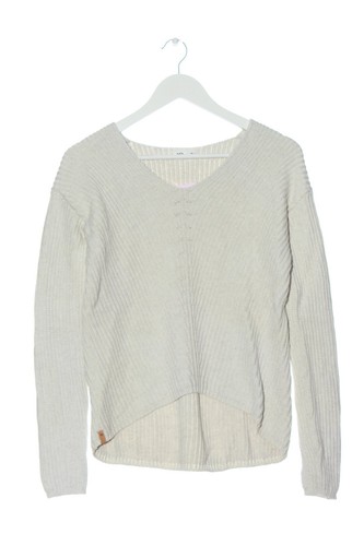Pull H&M Col En V Taille 36 - Gris Clair - Occasion Bon État - Style Décontracté