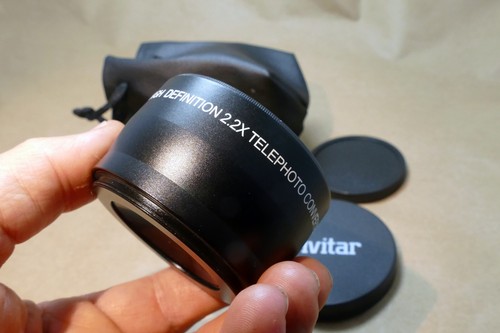 55mm (thread size) HD MC AF 2.2X Telephoto Lens w/ Macro for 18-55mm - Picture 4 of 11