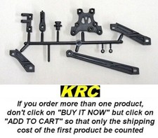 E2148a - MUGEN MBX8/X8T BODY MOUNT & FRONT UPPER PLATE SET - REINFORCEMENTS & TURNTABLE