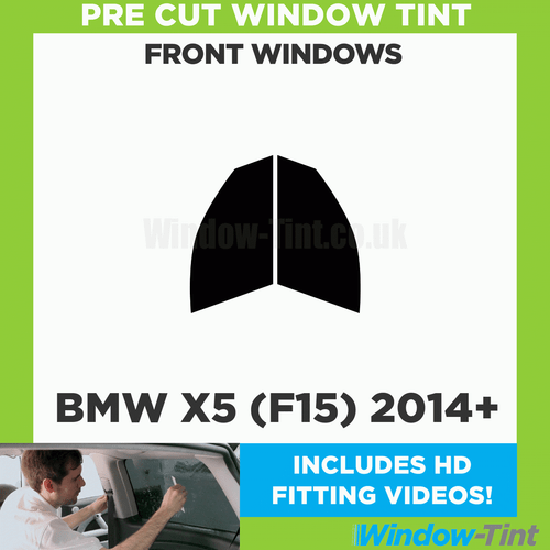 Pre Cut Car Window Tint for BMW X5 (F15) 2014+ Front Windows Car Tinting Film - Picture 2 of 10