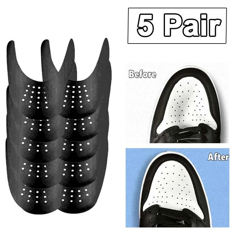 10x Zapatilla Zapato Antiarrugas Protector Disminuctor Puntera Fuerza Arrugas Zapatos Cubierta