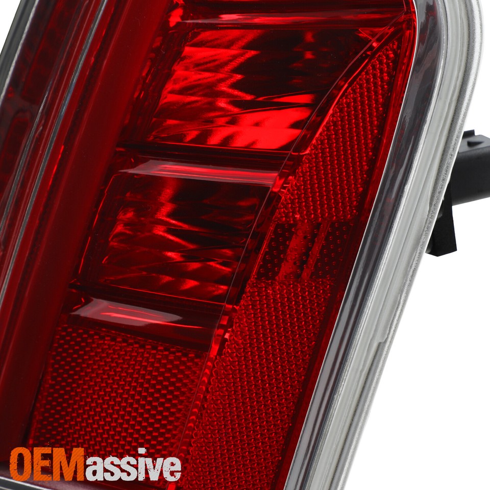 For 1113 Chrysler 300 Base Limited LED Running Chrome Red Tail Light