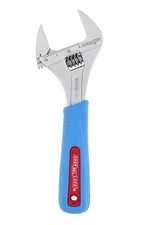 Channellock 8 Inch WideAzz Adjustable Wrench Code Blue Grip Chrome Vanadium S...