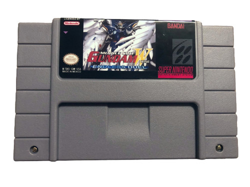 Gundam Wing W Endless Duel SNES Game Cartridge (note: buyer DOES NOT pay fees)