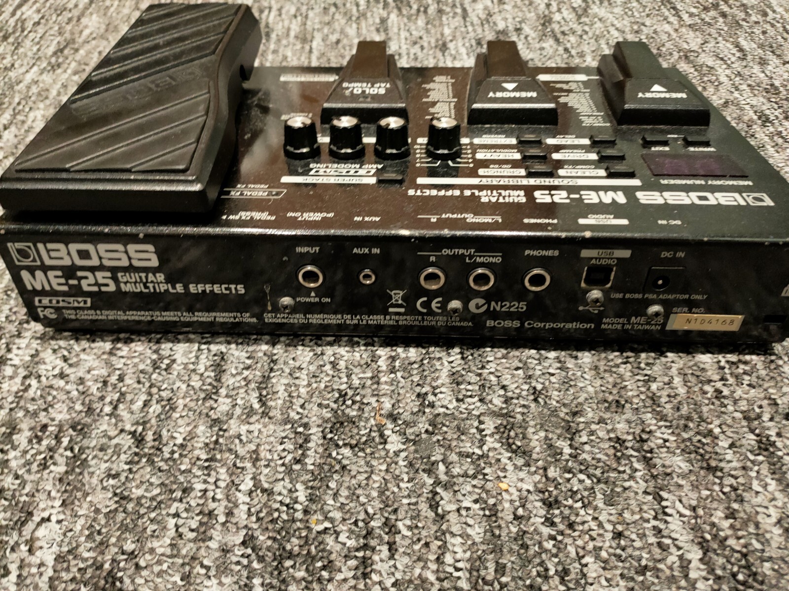 Boss ME25 MultiEffects Pedal 761294411698 eBay