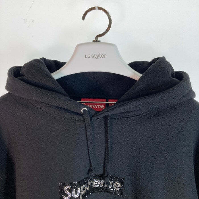 Supreme x Swarovski Box Logo Hooded Sweatshirt Hoodie 19SS Supreme x Swarovski Box Logo Hooded Sweatshirt Hoodie 19SS