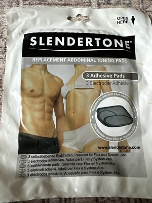 Slendertone Abs Unisex Adults Gel Pads - Black (0706-9607)