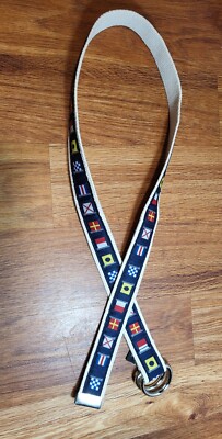 Chatham T Co Cape Cod Flag Belt Size M