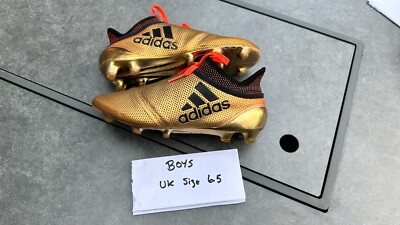 Adidas X 'Tactile Gold Metallic' Purespeed football boots Boys Uk