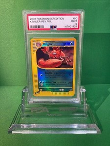 POKEMON 2002 EXPEDITION KINGLER REVERSE HOLO 50/165 PSA 9