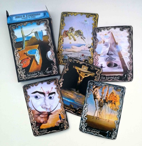 tarot card cards deck classic major arcana salvador dali art collectible oracle - Zdjęcie 9 z 24