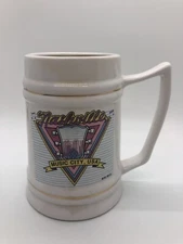 Nashville Tennessee Coffee Beer Mug Cup Stein Music City USA MC Art Co Vintage