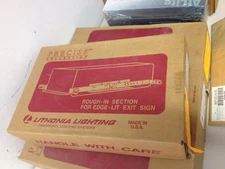 Lithonia  rough In E1ARLRIS 120/277 Item #259804 & Lithonia 283543 Emr Ltg Set