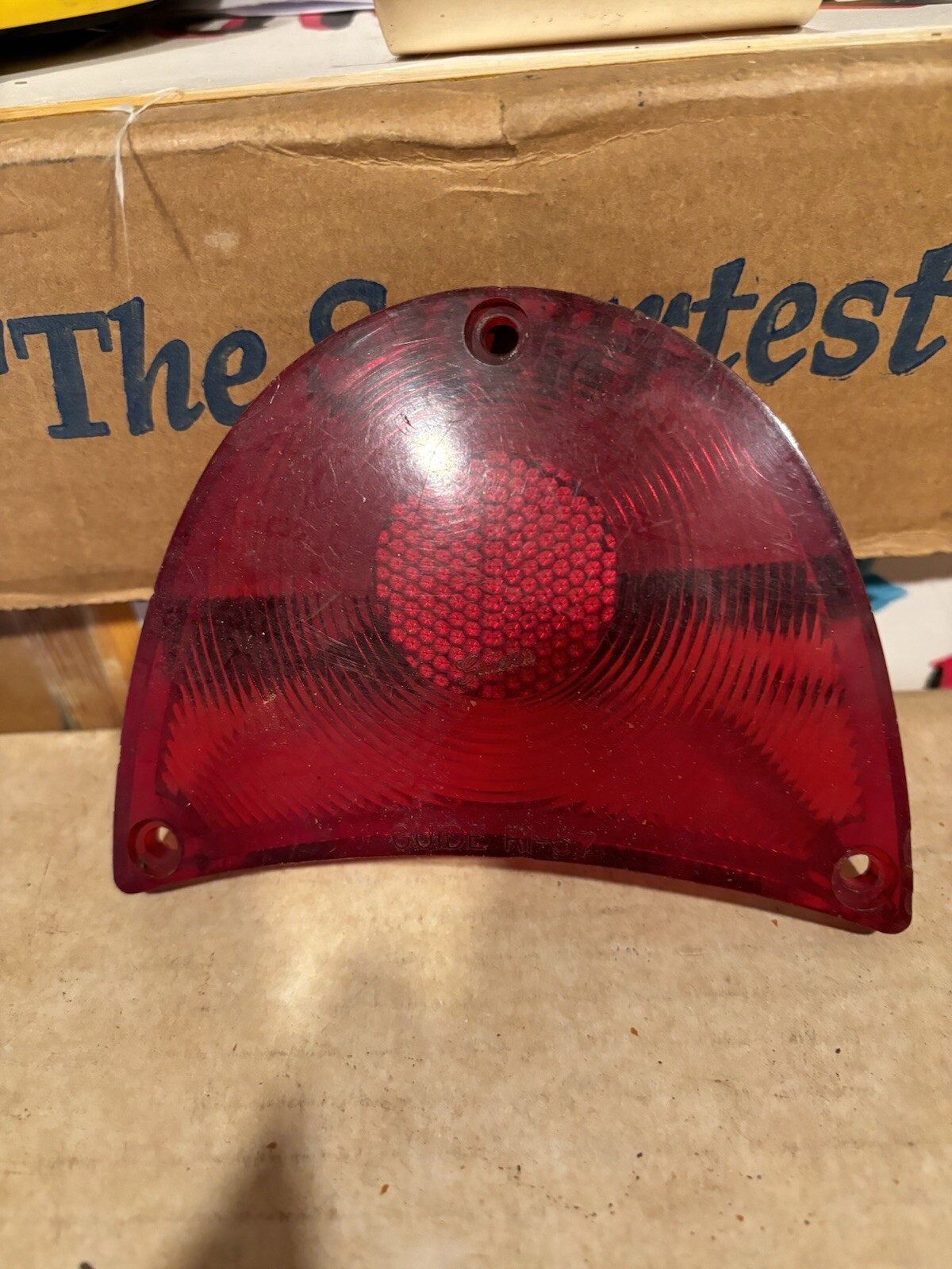 1957 Chevrolet Original NOS Guide Stop And Tail Light Lens