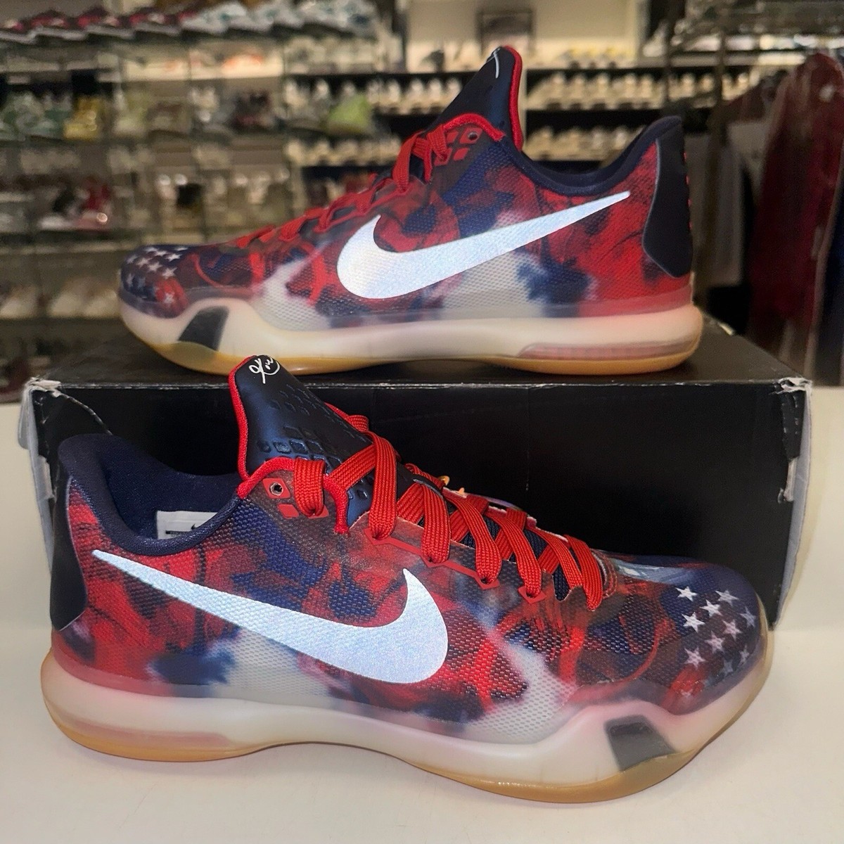 シューズ(男性用) Nike Kobe 10 Nike Kobe X 10 Elite High American Olympic USA Basketball