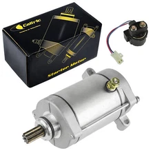 Starter & Relay Solenoid for Yamaha Grizzly 600 YFM600 1998 1999 2000 2001 Atv