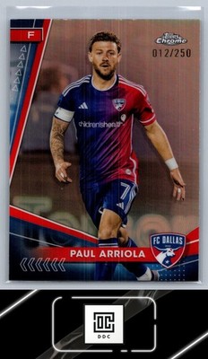 2024 Topps Chrome MLS #32 Paul Arriola Rose Gold Refractor #/250